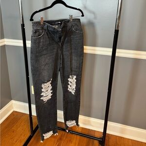 Distressed Ripped Jeans